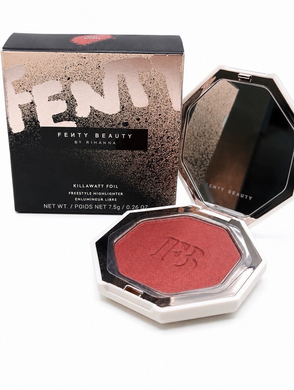 Fenty Beauty Killawatt Foil Highlighter Ruby Richez 7.5g 0.26 oz NEW